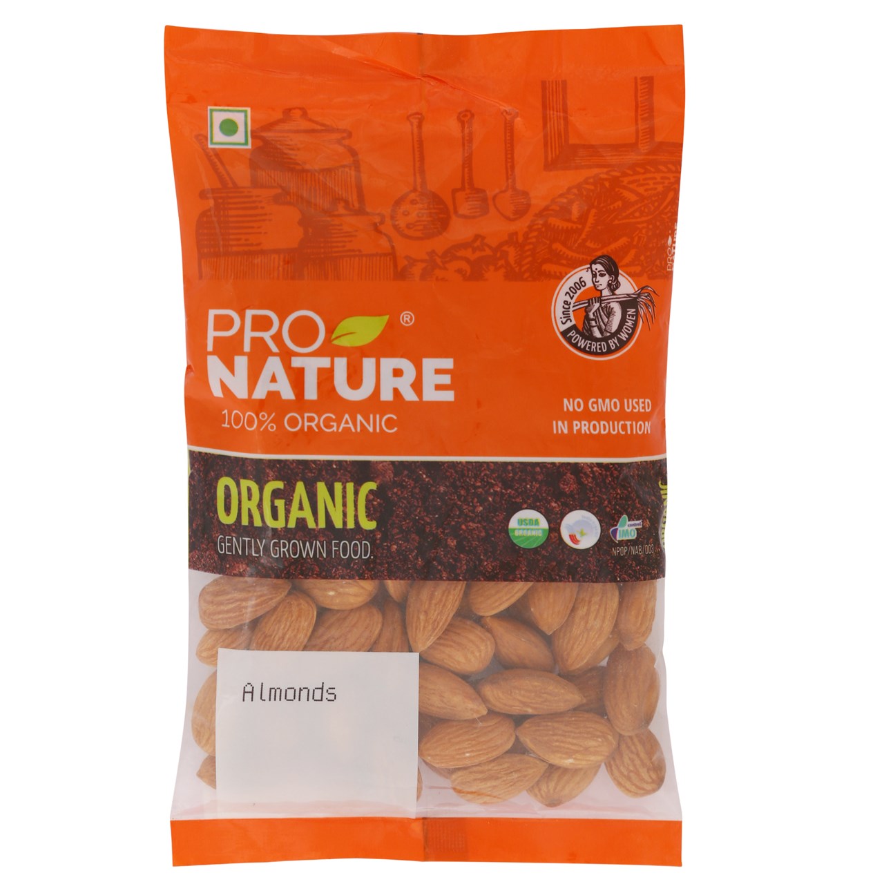 Picture of Pro Nature 100% Organic Almonds 100g