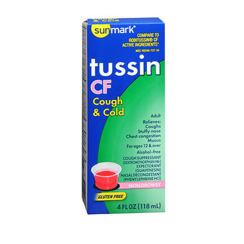 Picture of Sunmark Tussin Cf Cough & Cold Liquid