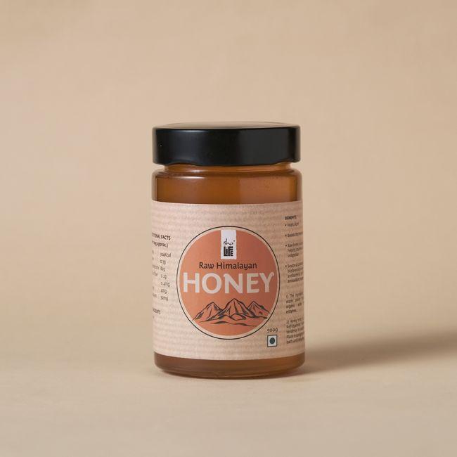 Picture of Isha Life Raw and Wild Himalayan Honey. Sourced from the regions of Jammu, Reasi, Doda and Udhampur (500gms)