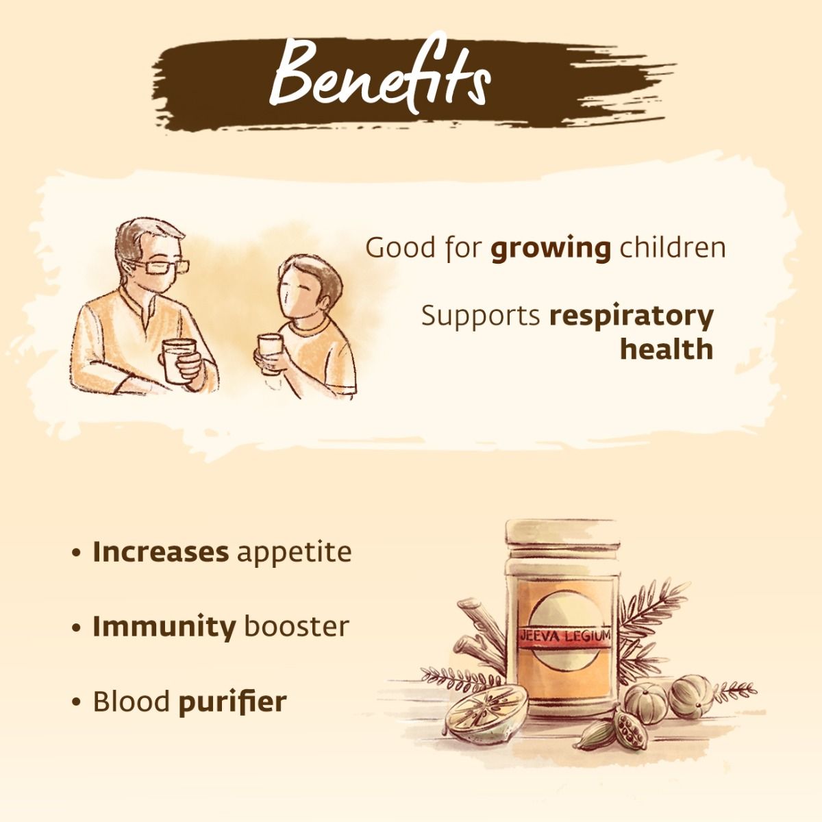 Picture of Isha Life Isha’s Jeeva Legium Chyawanprash (500gm). Traditional Siddha recipe for immunity and overall Health. For all age groups, including children.