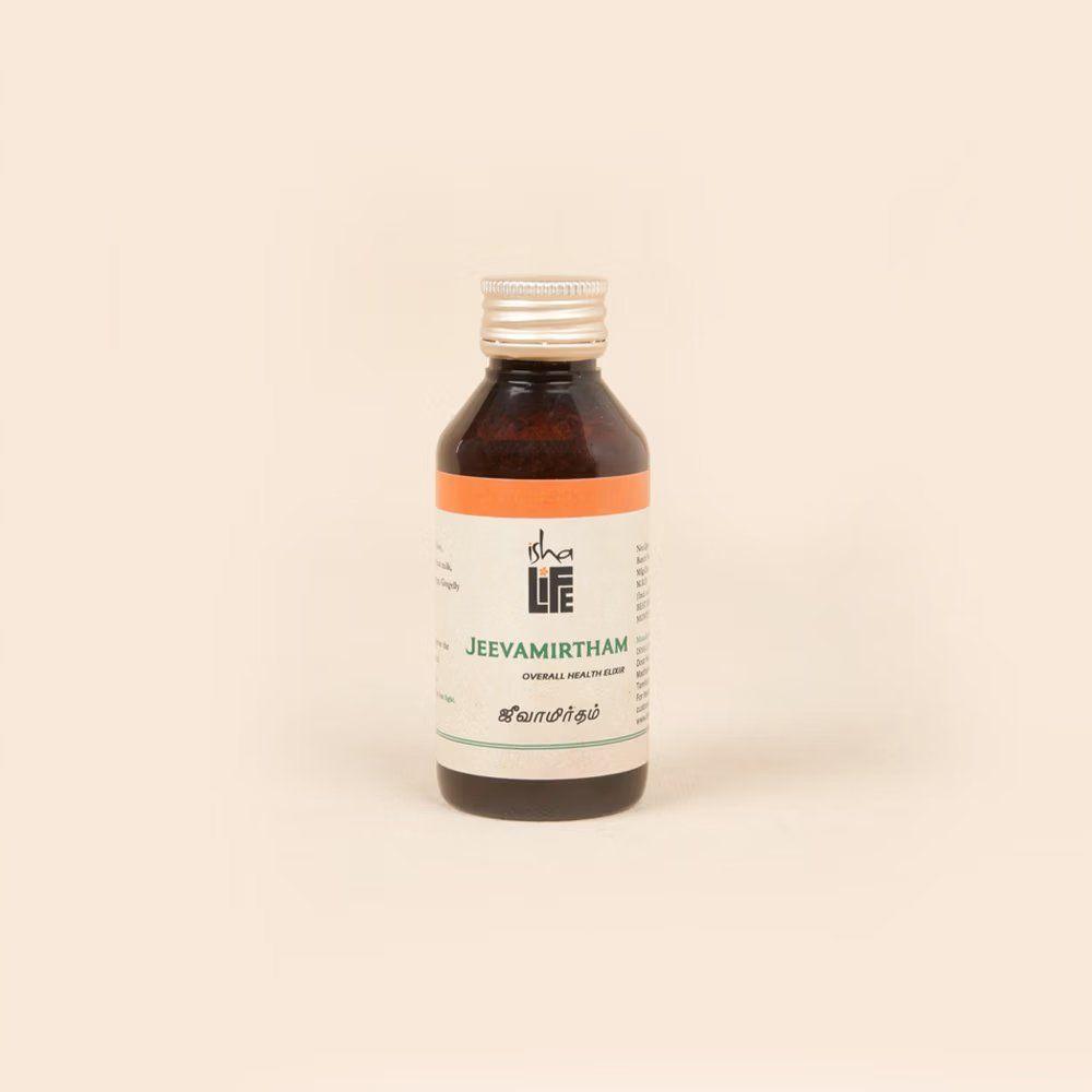 Show details for Isha Life Jeevamirtham (100 ml). Isha’s unique traditional Siddha formulation. Helps boost immunity. Picture of Isha Life Jeevamirtham (100 ml). Isha’s unique traditional Siddha formulation. Helps boost immunity.