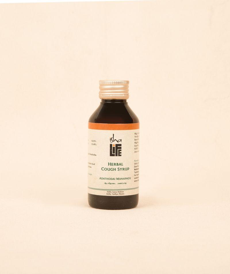 Picture of Isha Life Adathodai Manapagu (Cough Syrup), 100 ml
