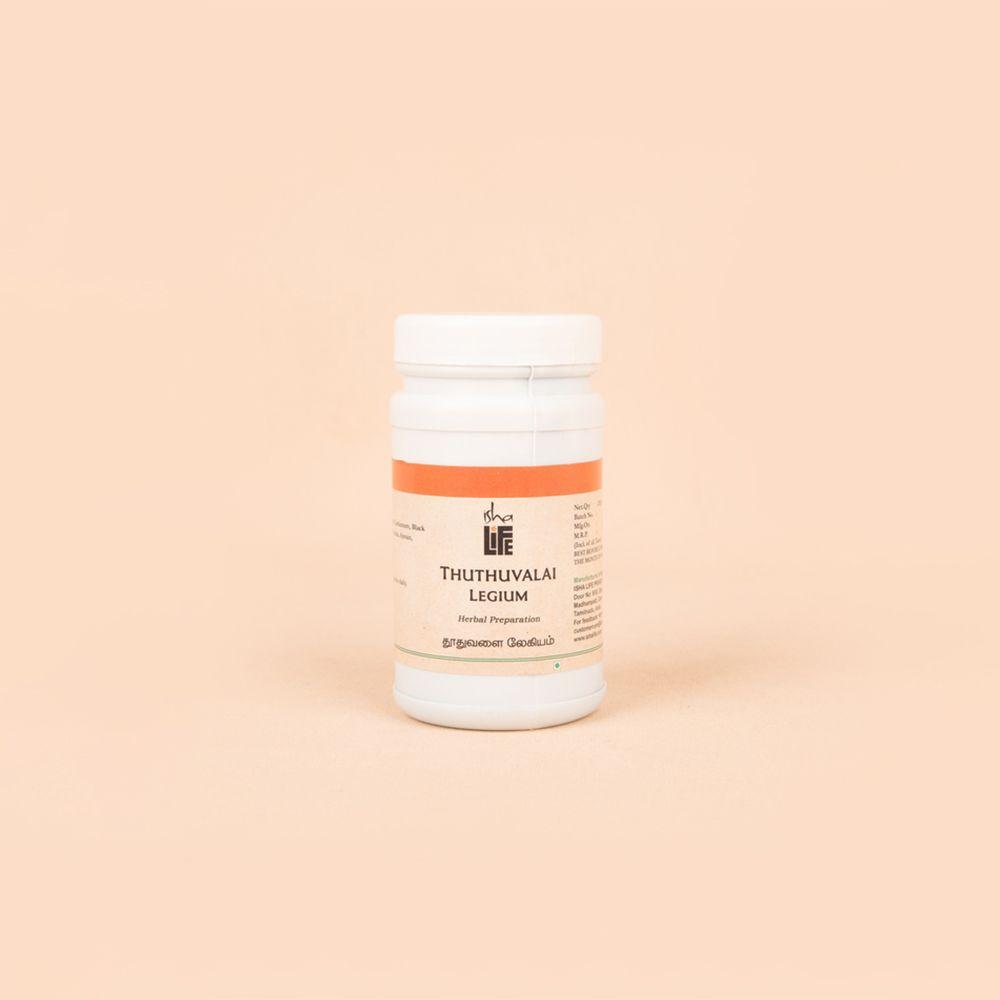 Picture of Isha Life Thuthuvalai Legium (250 gm). For cough and cold.