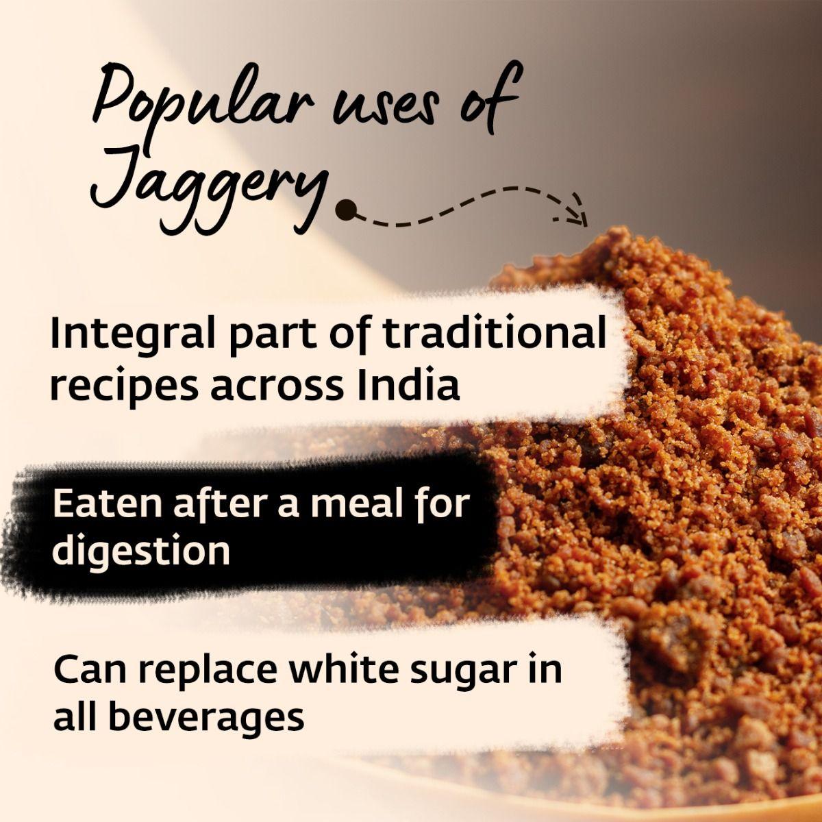 Picture of Isha Life Pure and natural Jaggery. Great alternative to white sugar. Chemical free. High in nutrition (500gm)