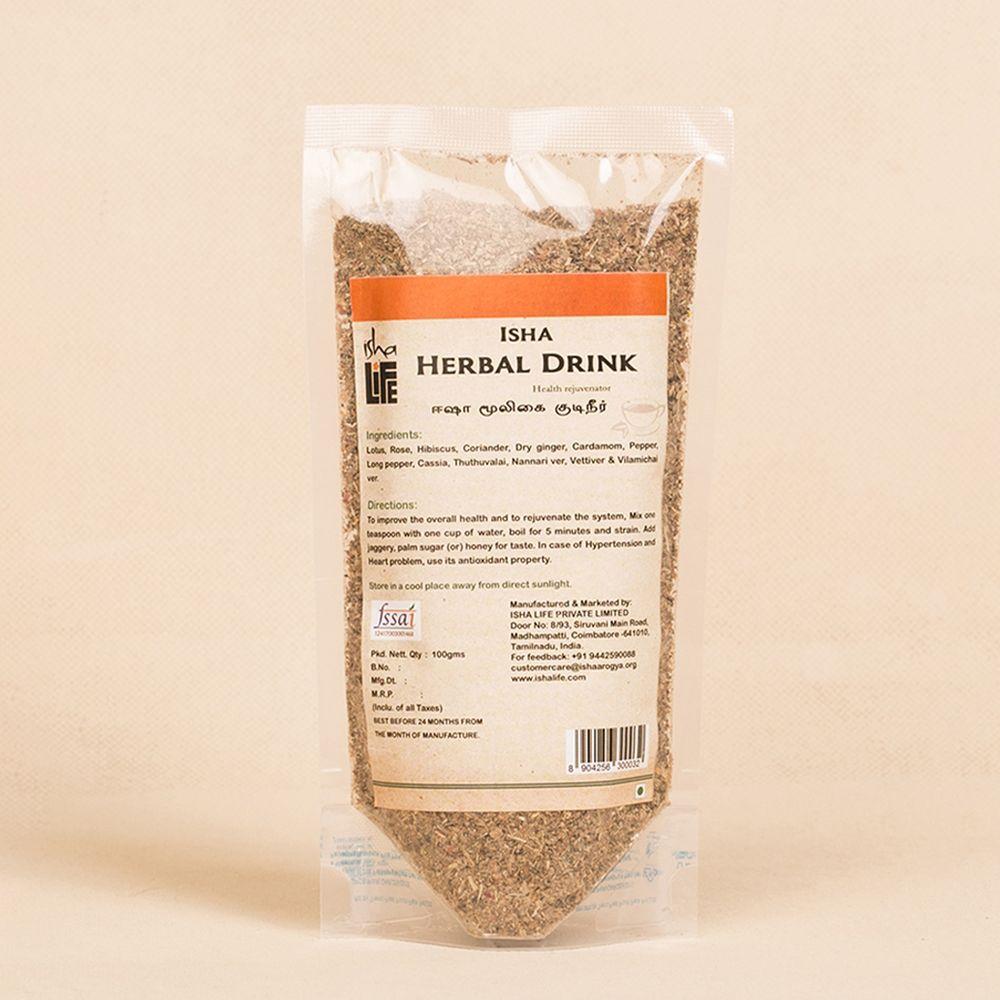 Show details for Isha Life Isha Herbal Drink (100gm). Ayurvedic tea. Healthy & rejuvenating drink. A refreshing tea alternative. Picture of Isha Life Isha Herbal Drink (100gm). Ayurvedic tea. Healthy & rejuvenating drink. A refreshing tea alternative.