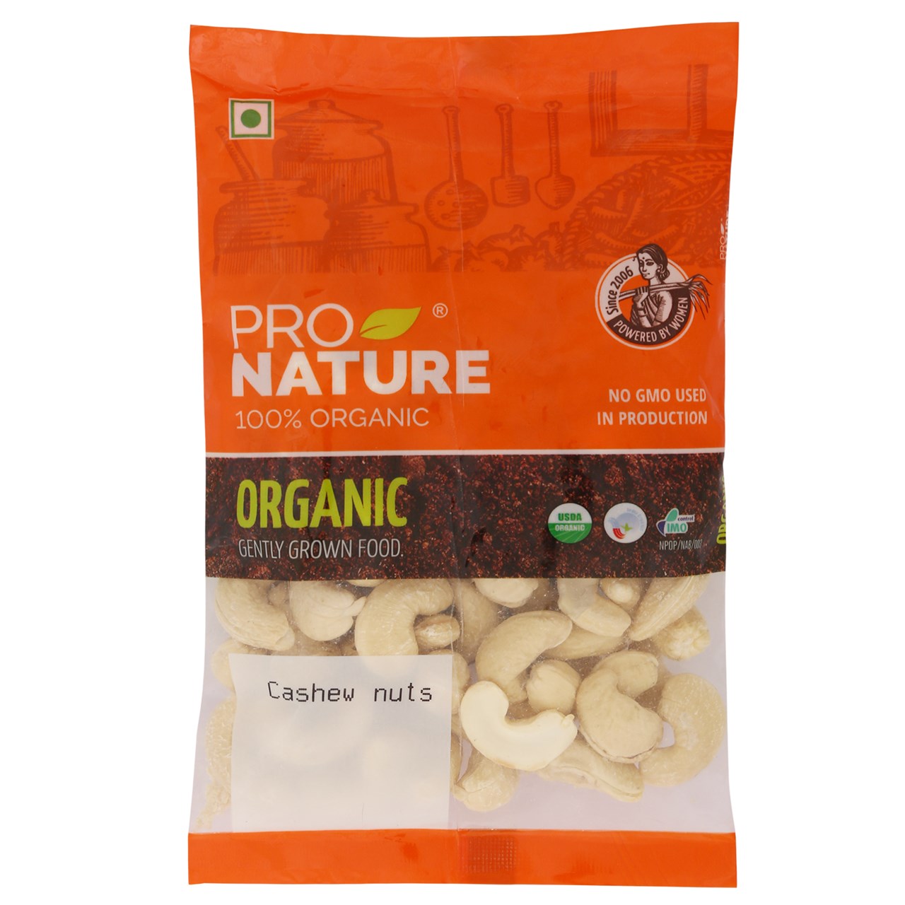 Picture of Pro Nature 100% Organic Cashew nuts 100g