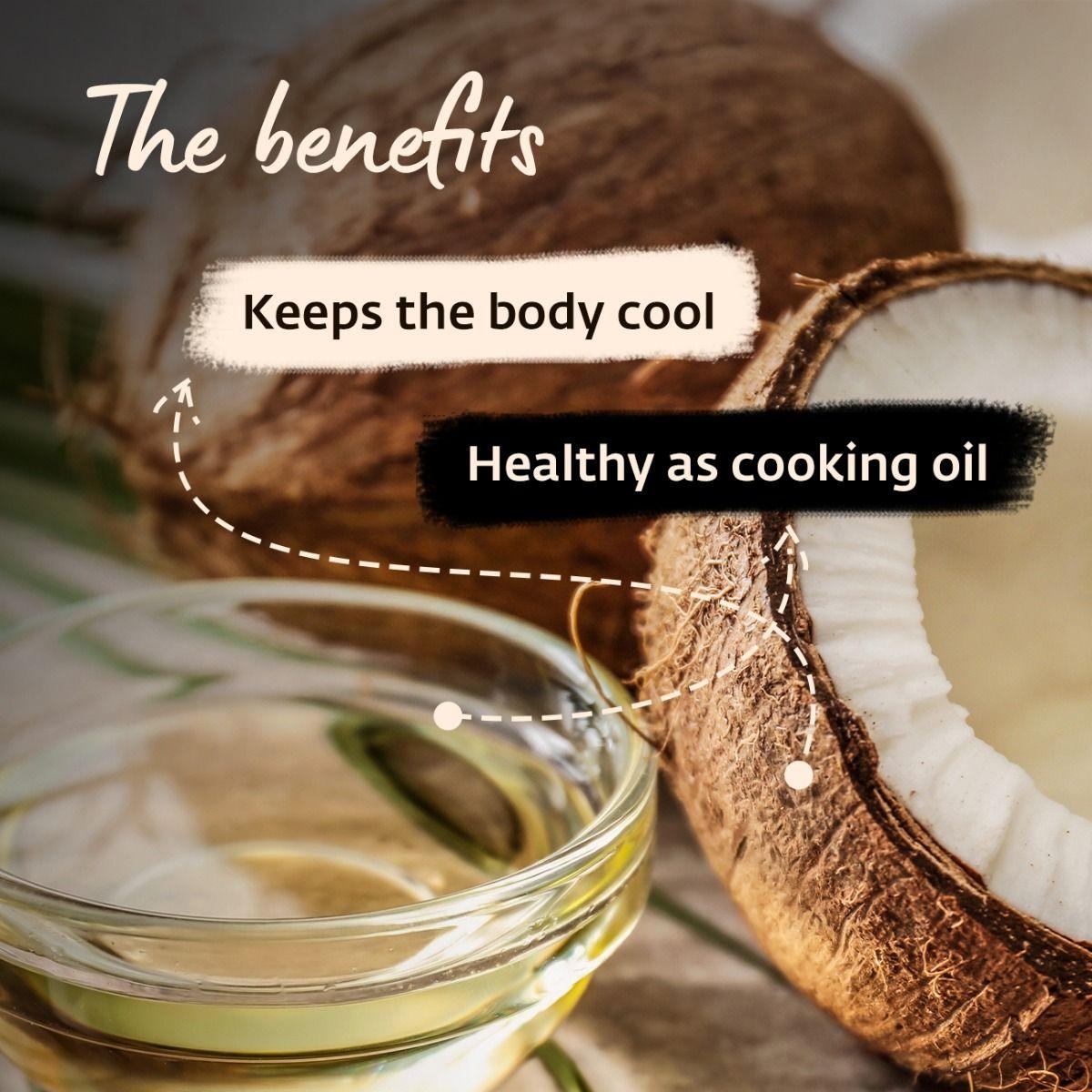 Picture of Isha Life Virgin coconut oil, Traditionally cold-pressed, No additives and preservatives (250ml)