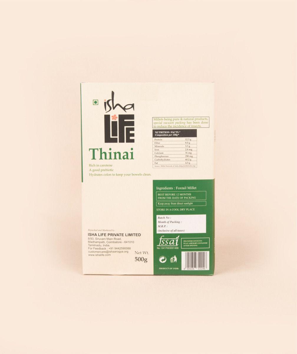 Picture of Isha Life Thinai (Foxtail Millet / Kangni), 500 gm