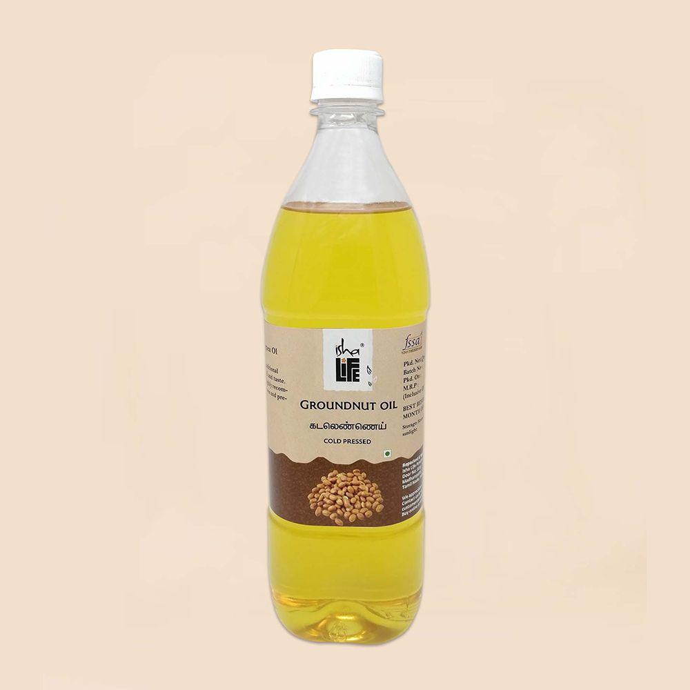 Show details for Isha Life Natural Cold pressed Groundnut Oil (1 Litre) Picture of Isha Life Natural Cold pressed Groundnut Oil (1 Litre)