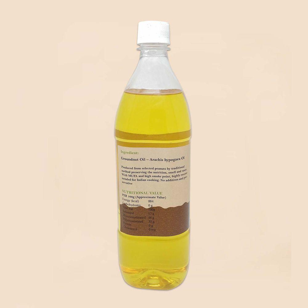 Picture of Isha Life Natural Cold pressed Groundnut Oil (1 Litre)