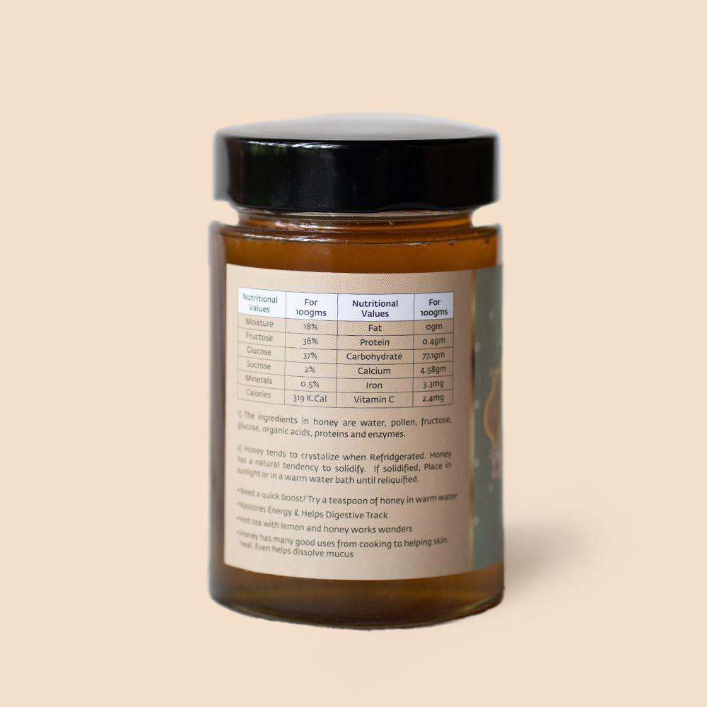 Picture of Isha Life Natural Kashmir Honey (500 gm). Processed and filtered. Sourced from Kashmir Valley.
