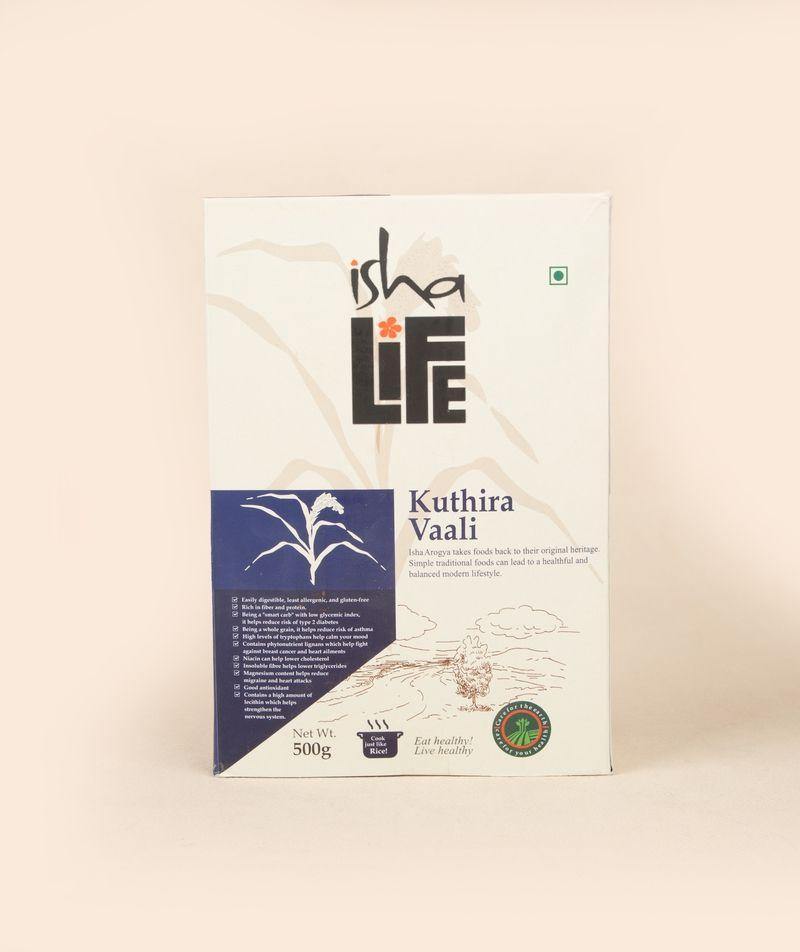 Picture of Isha Life Kuthiraivali (Barnyard Millet / Sama Rice for Fasting), 500 gm.