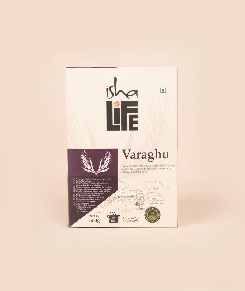 Picture of Isha Life Varaghu (Kodo Millet / Kodra), 500 gms.