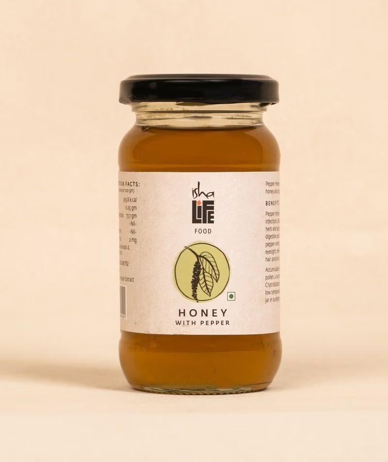 Picture of Isha Life Honey with Pepper, 250 gm.