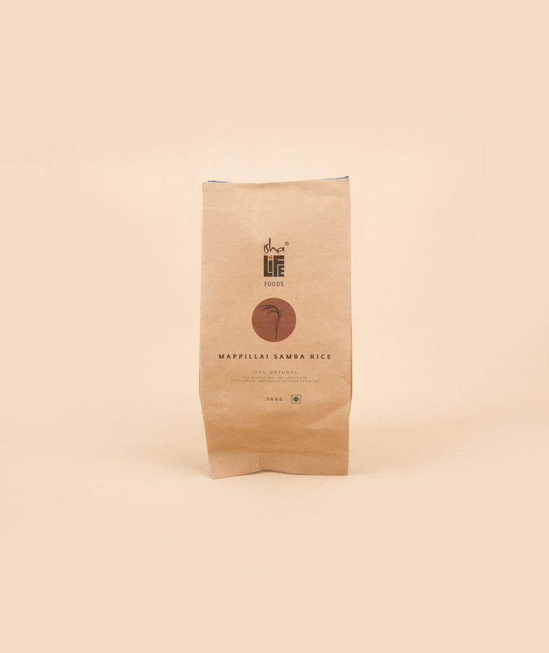 Show details for Isha Life Mappillai Samba Rice, 500 gm Picture of Isha Life Mappillai Samba Rice, 500 gm