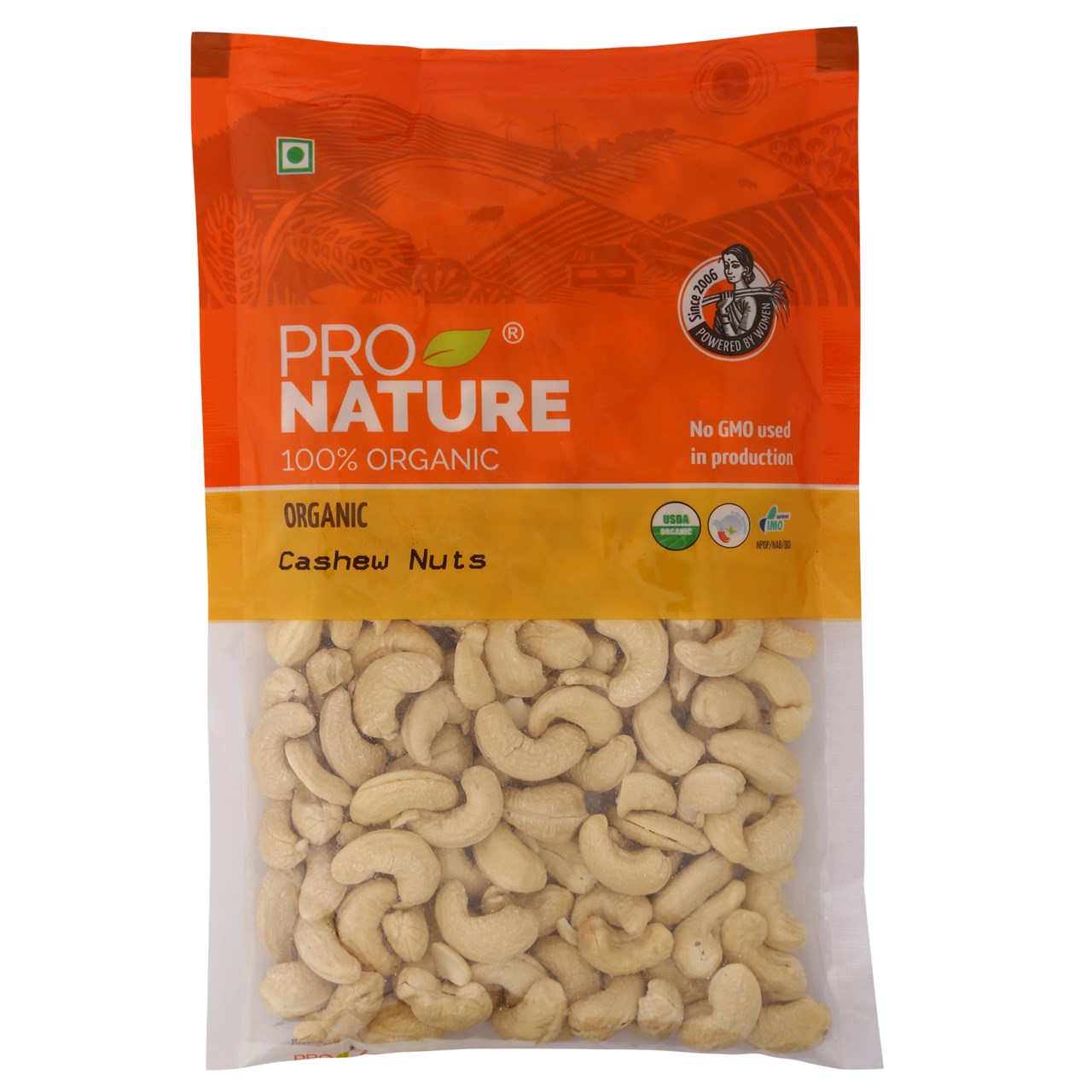Picture of Pro Nature 100% Organic Cashew Nuts 250g