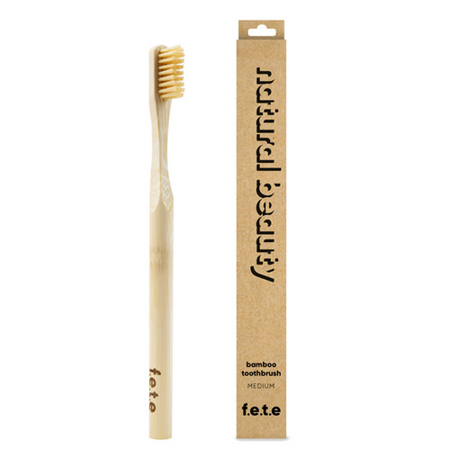Picture of Bamboo Toothbrush Nat Beauty Medium  1 Count