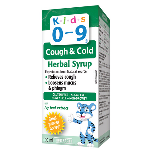 Picture of Kids 0-9 Cough& Cold Herbal Syrup  100 Ml