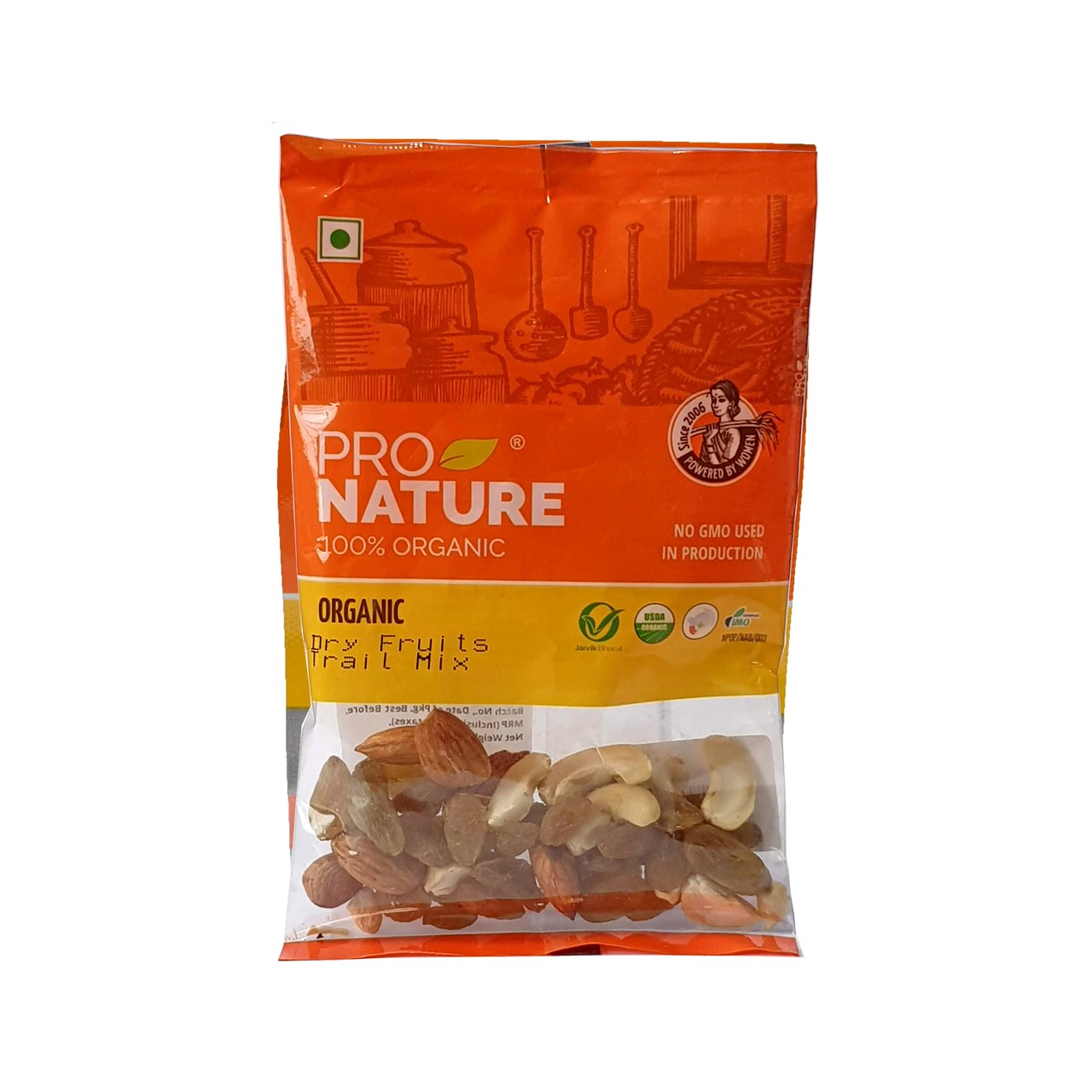 Picture of Pro Nature 100% Organic Dry Fruits Trail Mix 50g