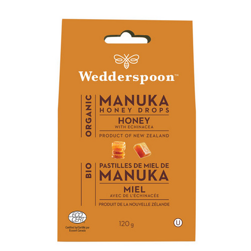 Picture of Org Manuka Honey Drops Echinacea  120 Grams