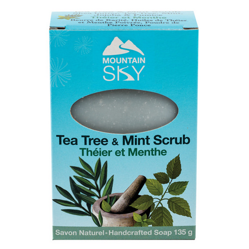 Picture of Tea Tree & Mint Scrub Bar Soap  135 Grams
