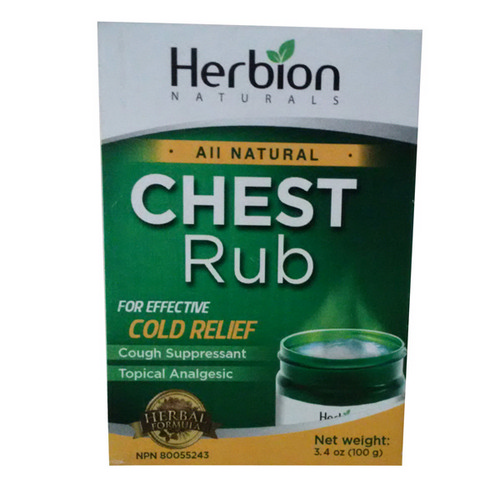 Picture of Herbion All Natural Chest Rub  100 Grams