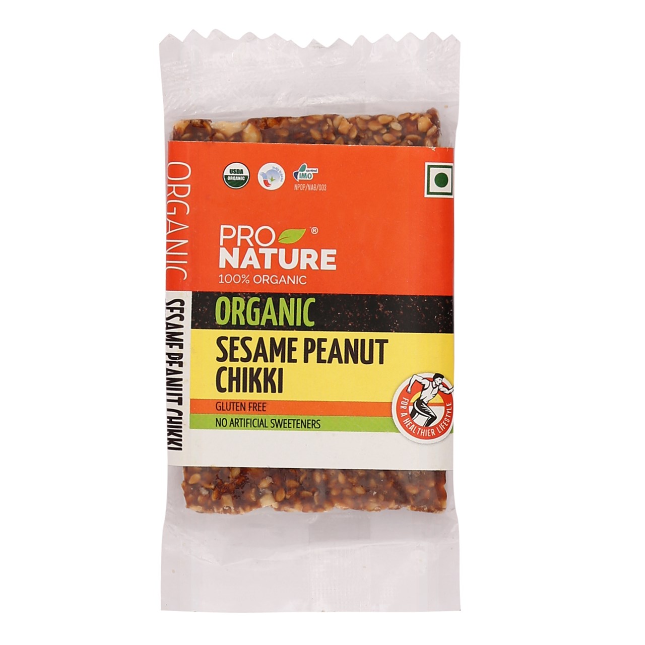 Picture of Pro Nature 100% Organic Sesame-Peanut Chikki 30g