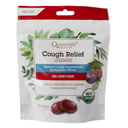 Picture of Organic Cough Relief Bing Cherry  18 Count