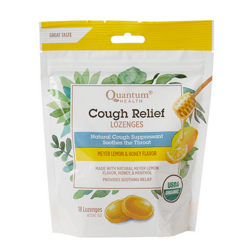 Picture of Organic Cough Relief Meyer Lemon  18 Count