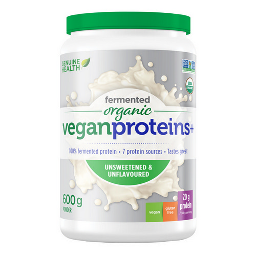 Picture of Fermented Organic Vegan Protein+ Unflavored  600 Grams