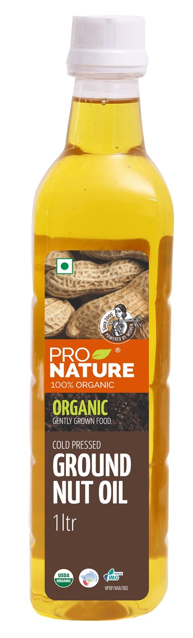 Picture of Pro Nature 100% Organic Groundnut Oil 1 litre