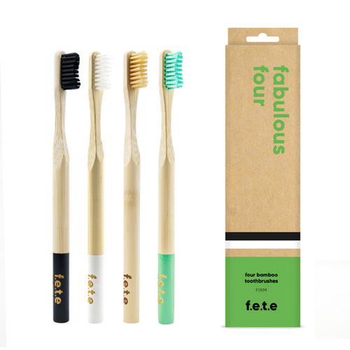 Picture of Bamboo Toothbrush Multi Pack Firm  4 Count