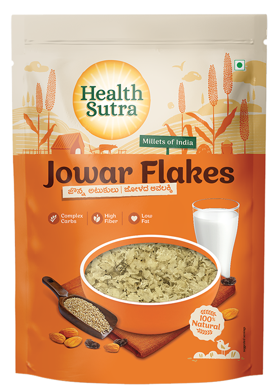 Show details for Health Sutra Jowar Flakes - 250 GRMS Picture of Health Sutra Jowar Flakes - 250 GRMS