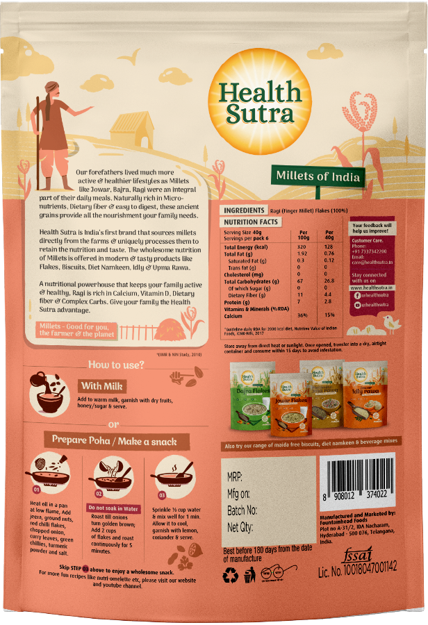 Picture of Health Sutra Ragi Flakes 250GRMS