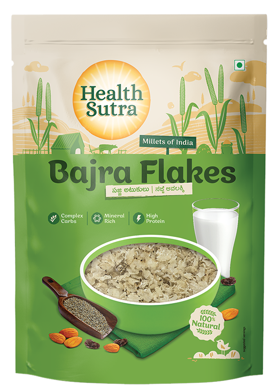 Picture of Health Sutra Bajra Flakes 250GRMS