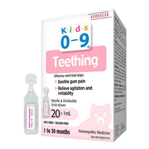 Picture of Kids 0-9 Teething Unidoses  20 Count