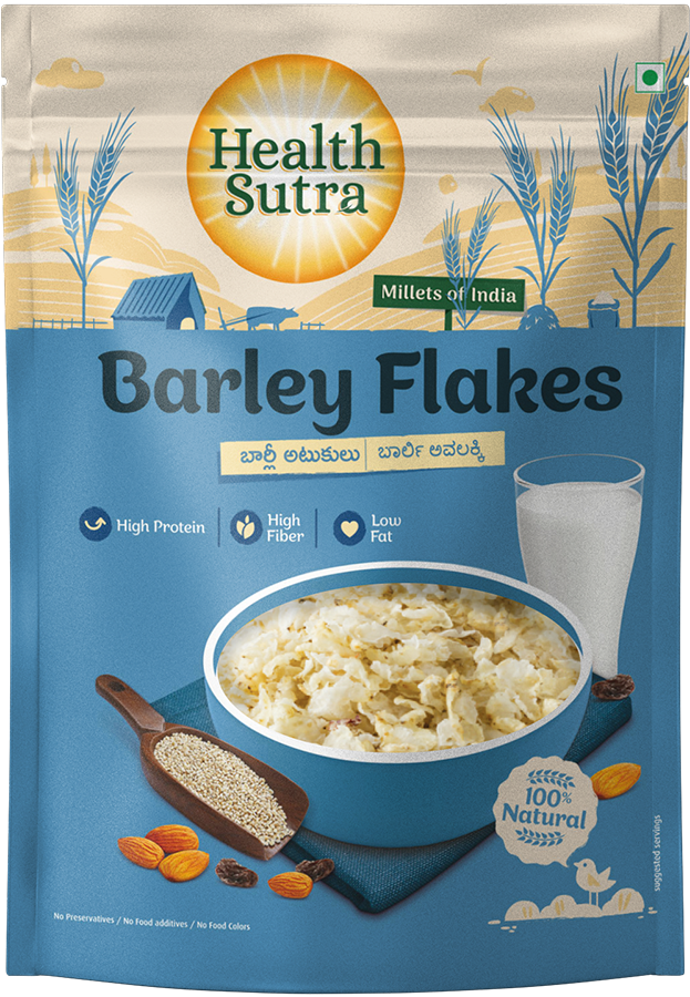 Show details for Health Sutra Barley Flakes - 200 GRMS Picture of Health Sutra Barley Flakes - 200 GRMS