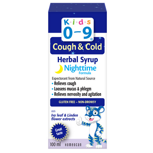 Picture of Kids 0-9 Herbal Nighttime Syrup  100 Ml