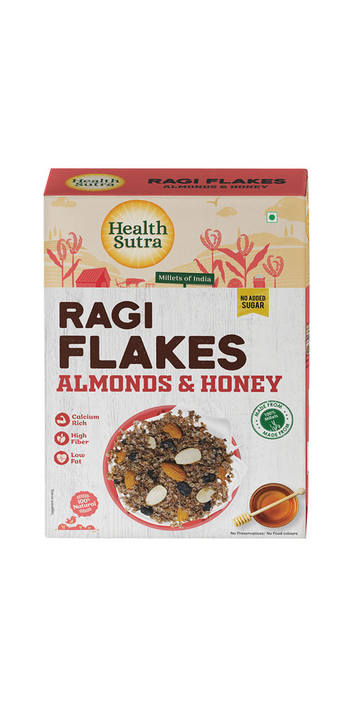 Picture of Health Sutra Ragi Flakes Almond & Honey 425GRMS