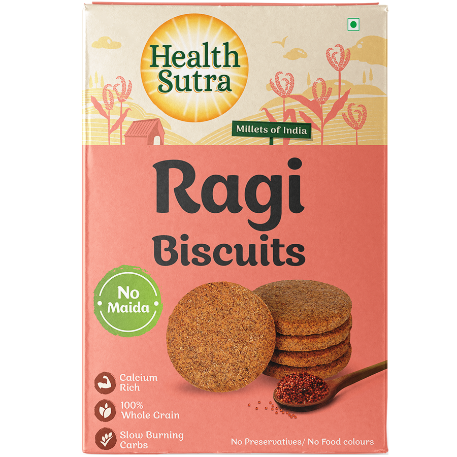 Picture of Health Sutra Ragi Biscuits 100GRMS