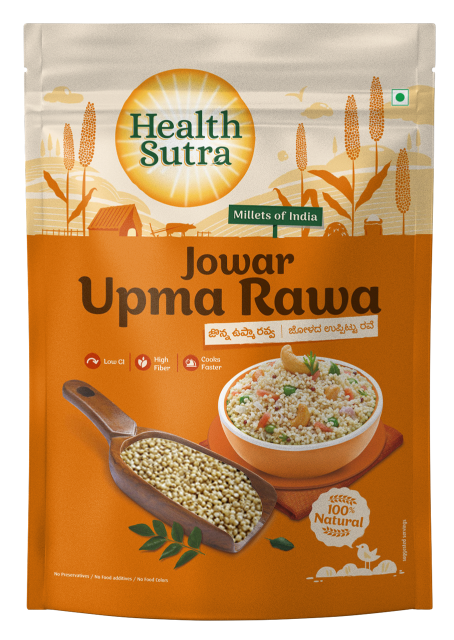 Show details for Health Sutra Jowar Upma Rawa -Roasted 500GRMS Picture of Health Sutra Jowar Upma Rawa -Roasted 500GRMS