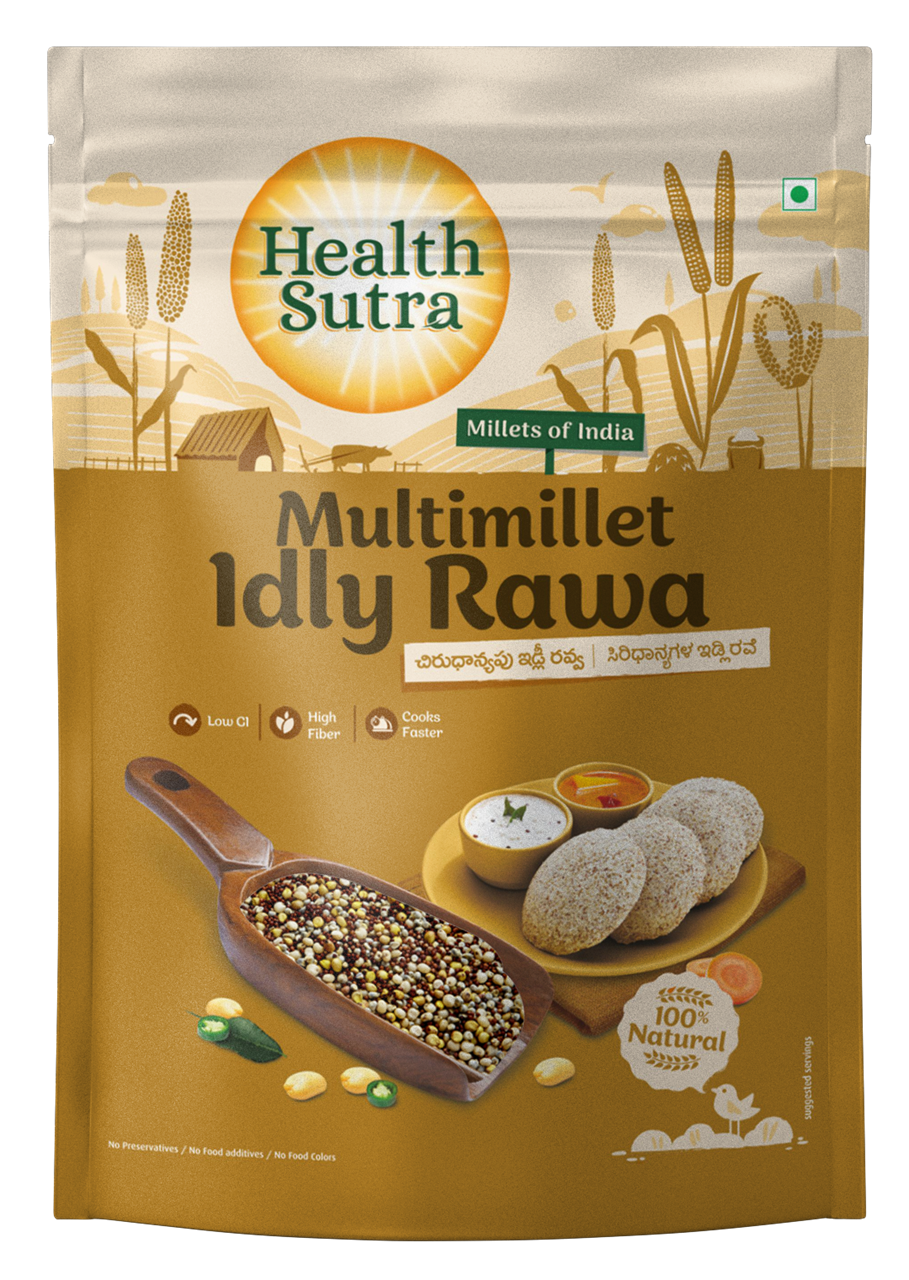 Picture of Health Sutra Multimillet Idly Rawa - Roasted 500GRMS
