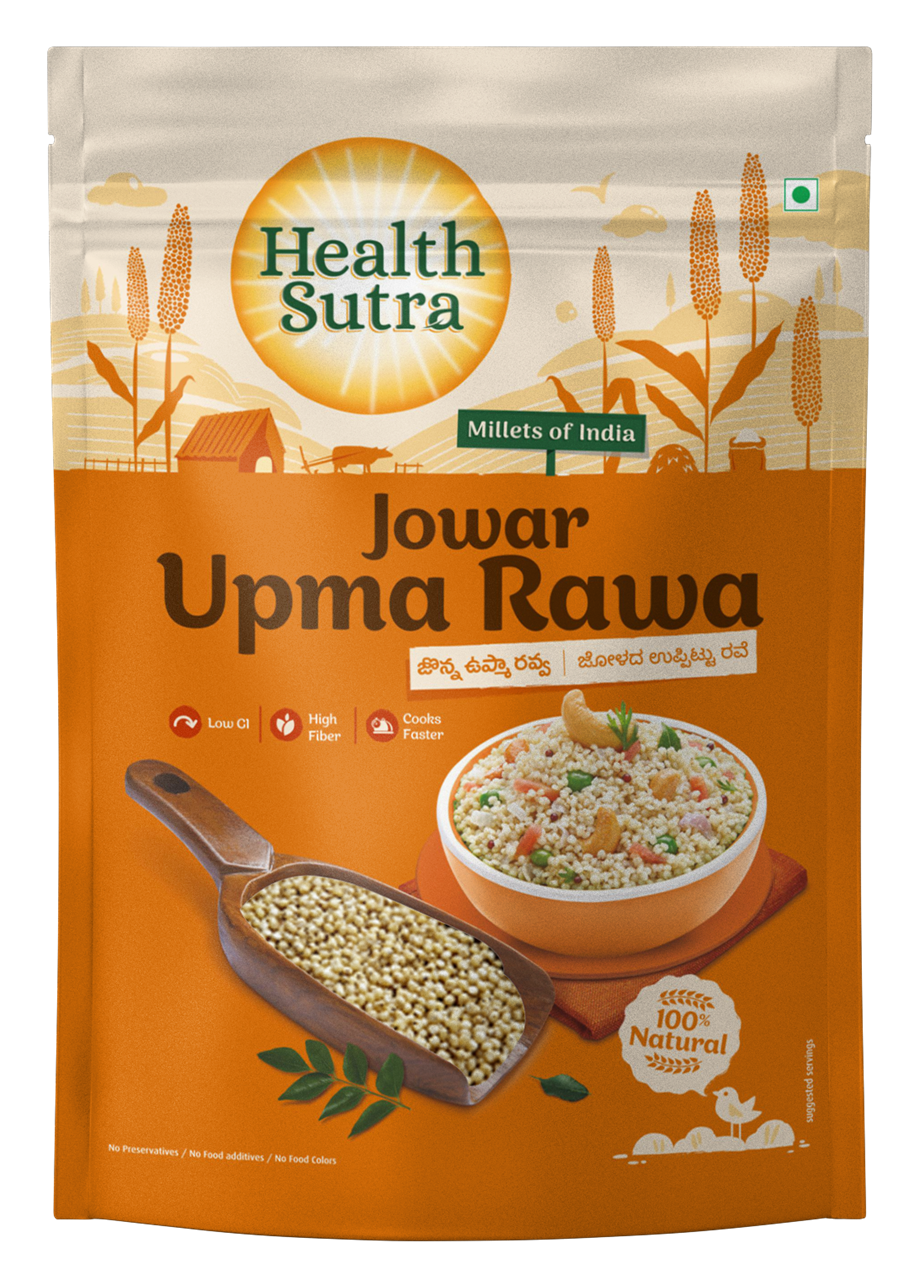 Picture of Health Sutra Yellow Jowar Rawa - Roasted