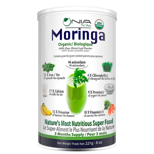 Picture of Organic Moringa Powder  227 Grams