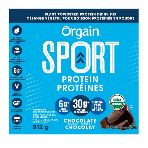 Picture of Organic Sport Protein Chocolate  912 Grams