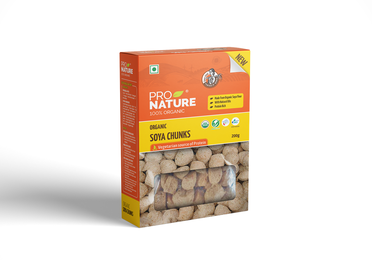 Picture of Pro Nature 100% Organic Soya Chunks 200g