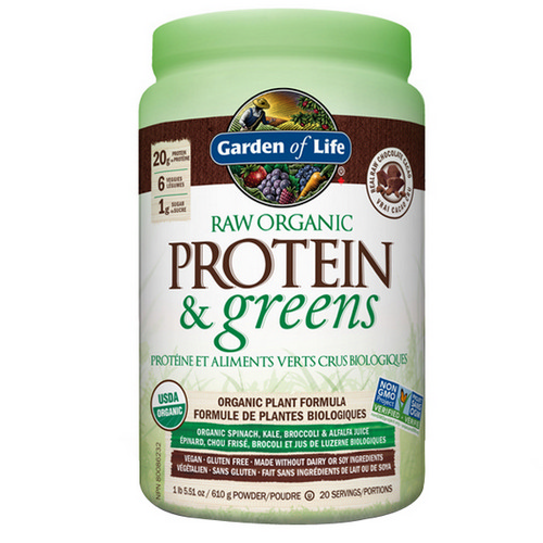 Show details for Raw Organic Protein and Greens Chocolate  610 Grams Picture of Raw Organic Protein and Greens Chocolate  610 Grams