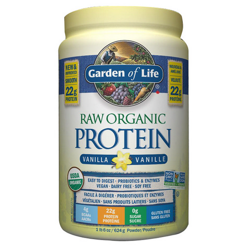 Show details for Raw Organic Protein Vanilla  624 Grams Picture of Raw Organic Protein Vanilla  624 Grams
