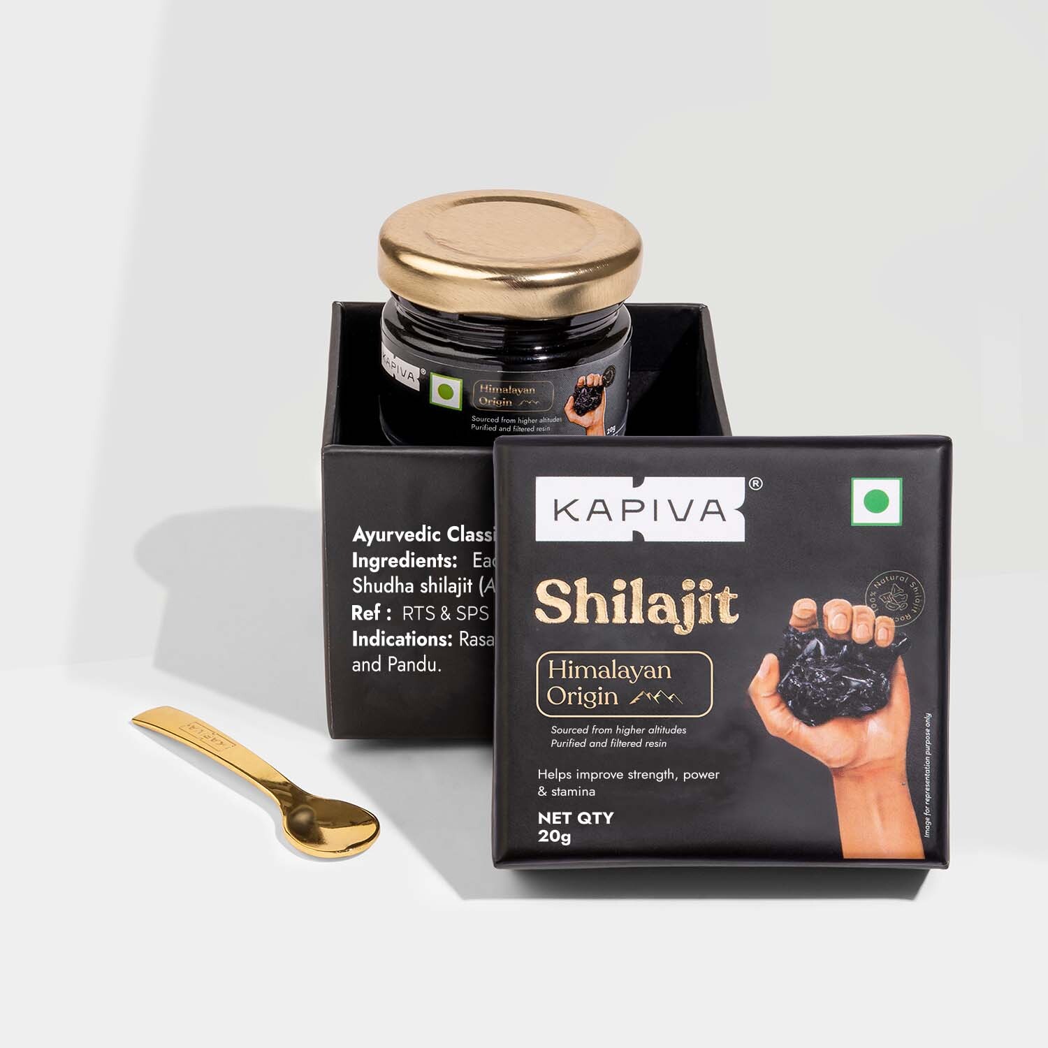 Picture of Kapiva Ayurveda Himalayan Shilajit Resin - 20g