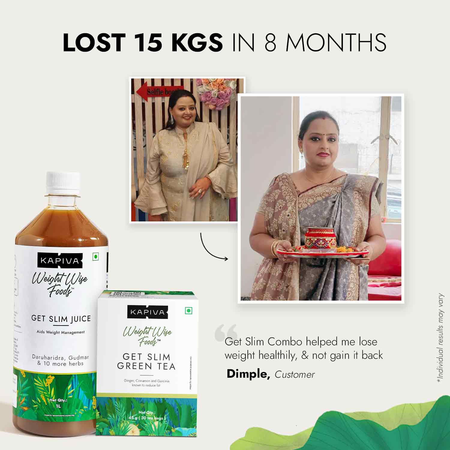 Show details for Kapiva Ayurveda Get Slim (Juice and Tea) Combo Picture of Kapiva Ayurveda Get Slim (Juice and Tea) Combo